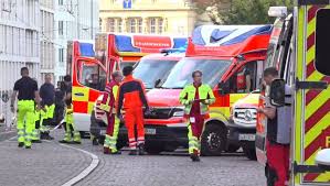 Two killed and many injured after car driven into crowd in German city of Leipzig