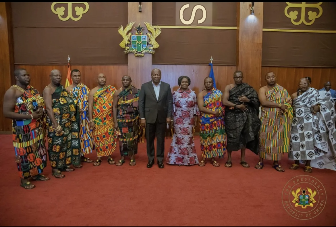 Mahama assures Bono East chiefs of major infrastructure and economic investments