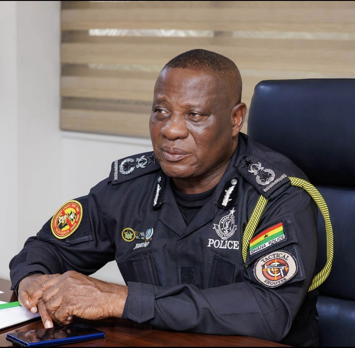 IGP promotes five officers for arrest of Kwafokrom GOIL robbery suspects