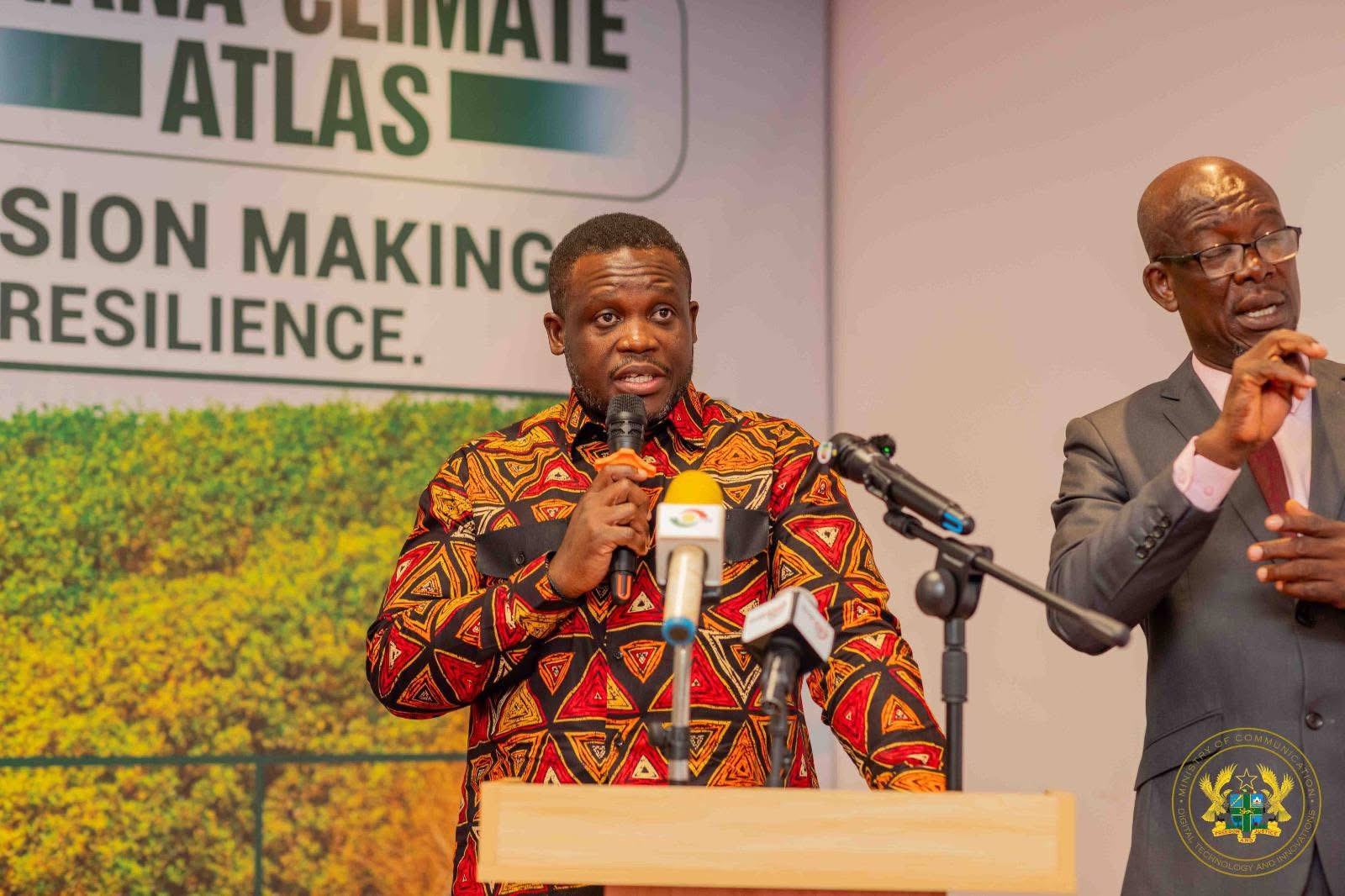 Communication Minister Launches Ghana Climate Atlas to Strengthen Planning and Disaster Preparedness
