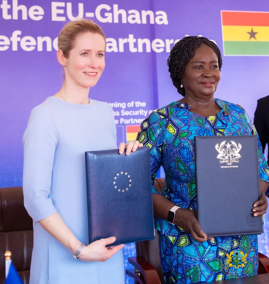 Ghana Signs Landmark Security and Defence Pact with EU as Vice President Hosts Kaja Kallas