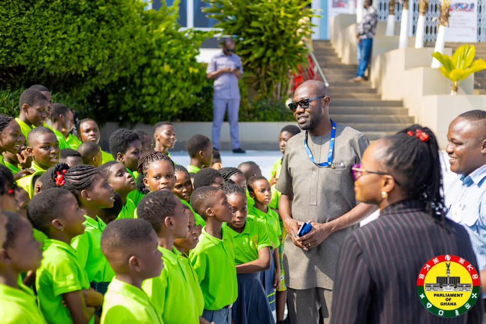 Your character today determines your future – Amasaman MP tells students during Parliament visit