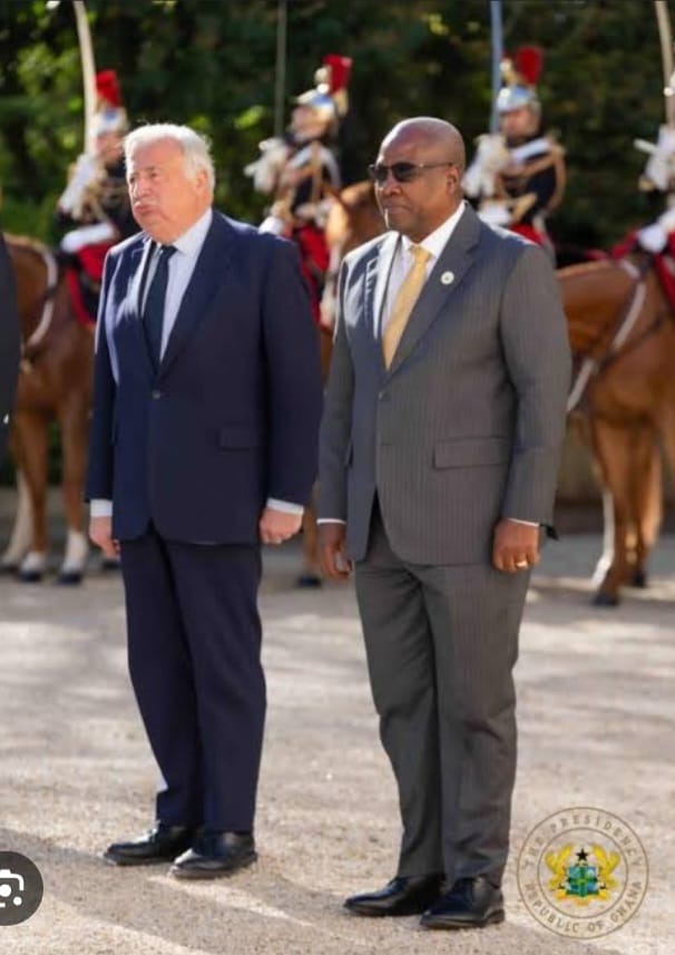 President Mahama Kicks Off Paris Visit with Senate Talks, Eyes Macron Meeting