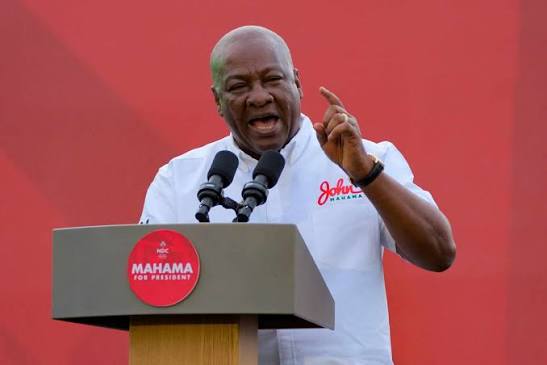 Mahama Pledges Equal Development as 24-Hour Economy Market Takes Off in Juapong