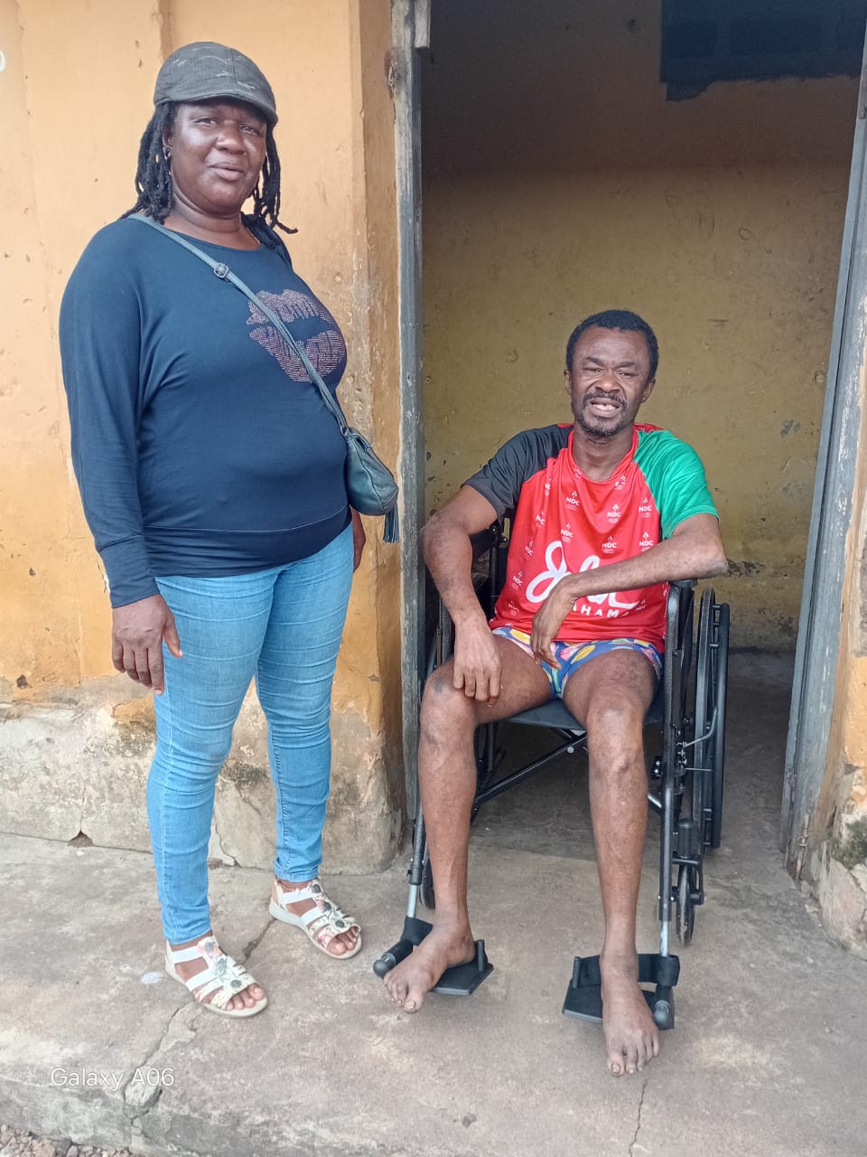 Sunyani West MP donates wheelchair to 45-year-old bedridden farmer in Hohoe after media appeal