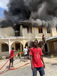 Firefighter Injured While Battling Suhum Apartment Fire