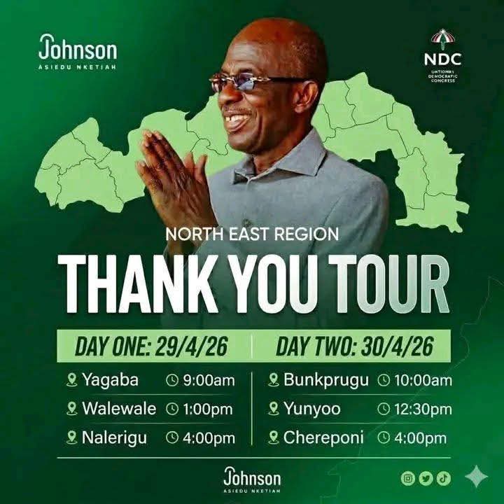 NDC Chairman Suspends North East Tour Over Security Concerns Following Bawku Attack