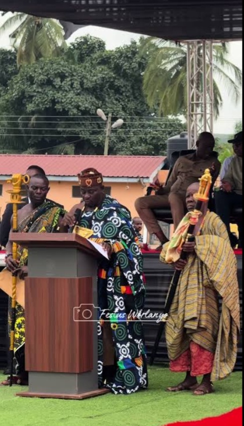 Togbi Agbohla Commends Mahama’s Development in North Tongu