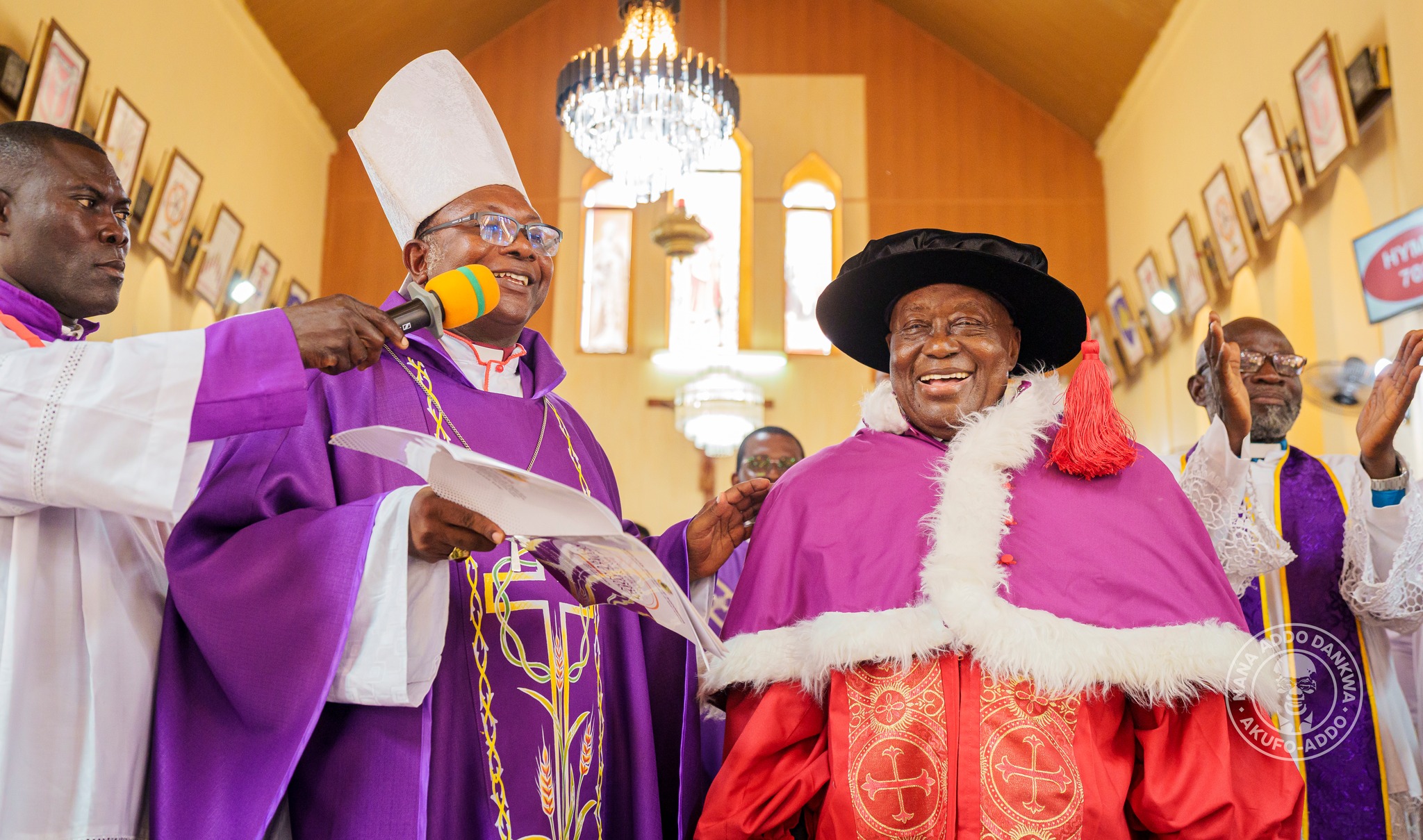 Akufo-Addo Installed as Lay Canon at St. Peter’s Cathedral in Koforidua