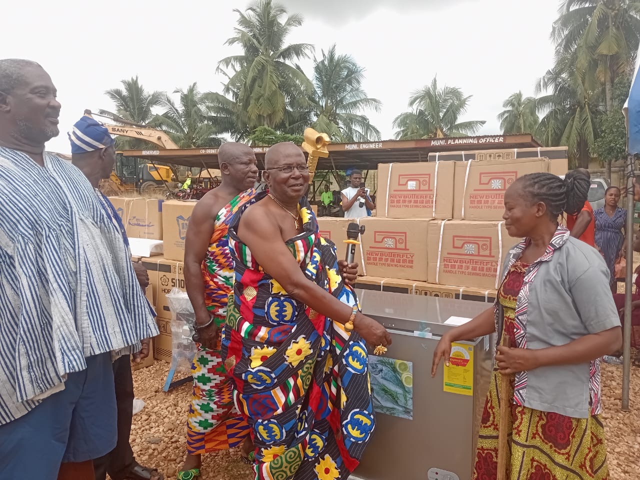Kwaebibirem MCE Donates Common Fund Items to Persons with Disabilities, Urges Proper Use
