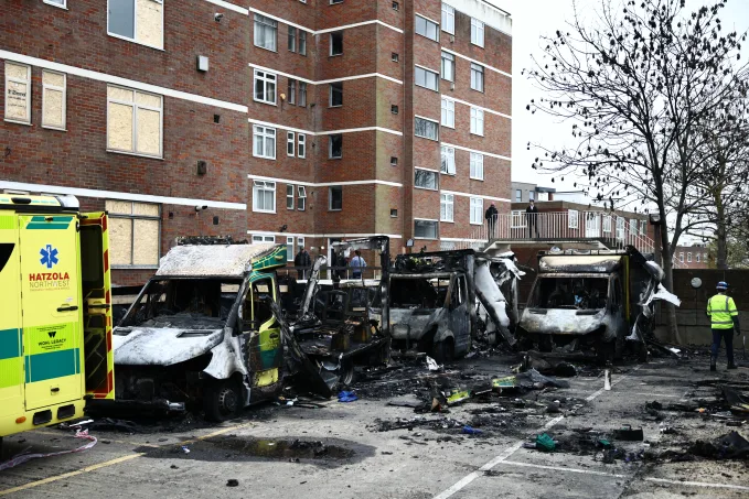 London police arrest 2 men in connection with suspected antisemitic arson attack