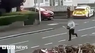 Man jailed for 10 years after chainsaw murder bid on police officer