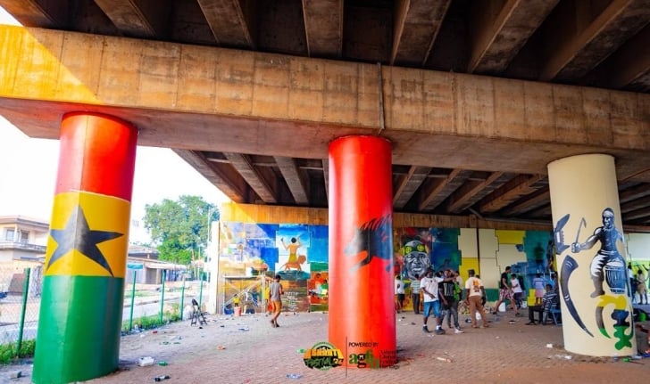 How SHS students have transformed the Asokwa Interchange in Kumasi