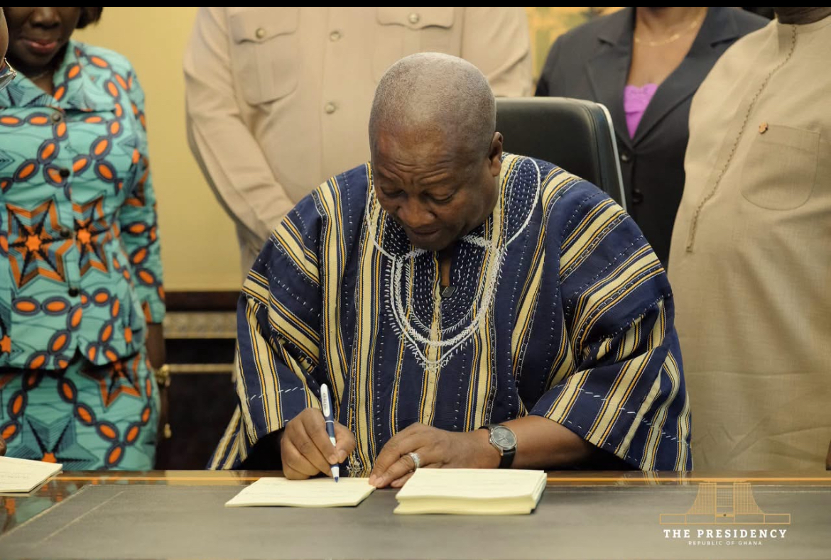     President Mahama Signs New GIPA Act to Boost Investment and Economic Growth