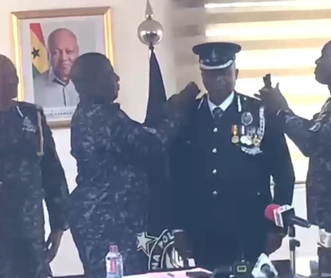 IGP urges professionalism as Ghana Police honours 19 newly promoted senior officers in uplifting ceremony