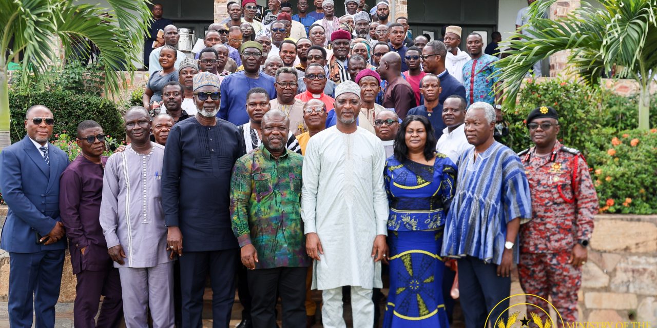 Muntaka Commends Christian-Muslim Harmony in Volta Region, Calls for Vigilance Against Drugs and Terrorism