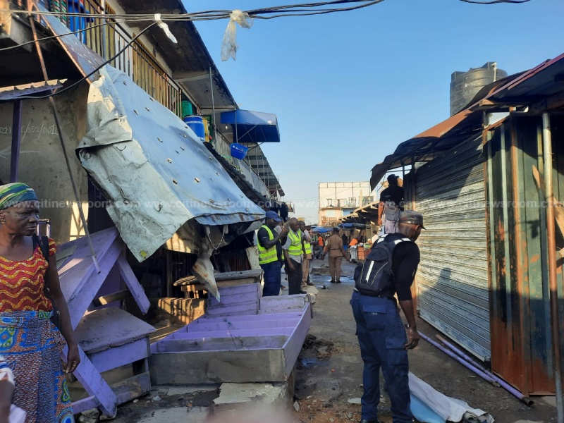 Demolition exercise hit Kasoa Old Market; traders lament over failed promises