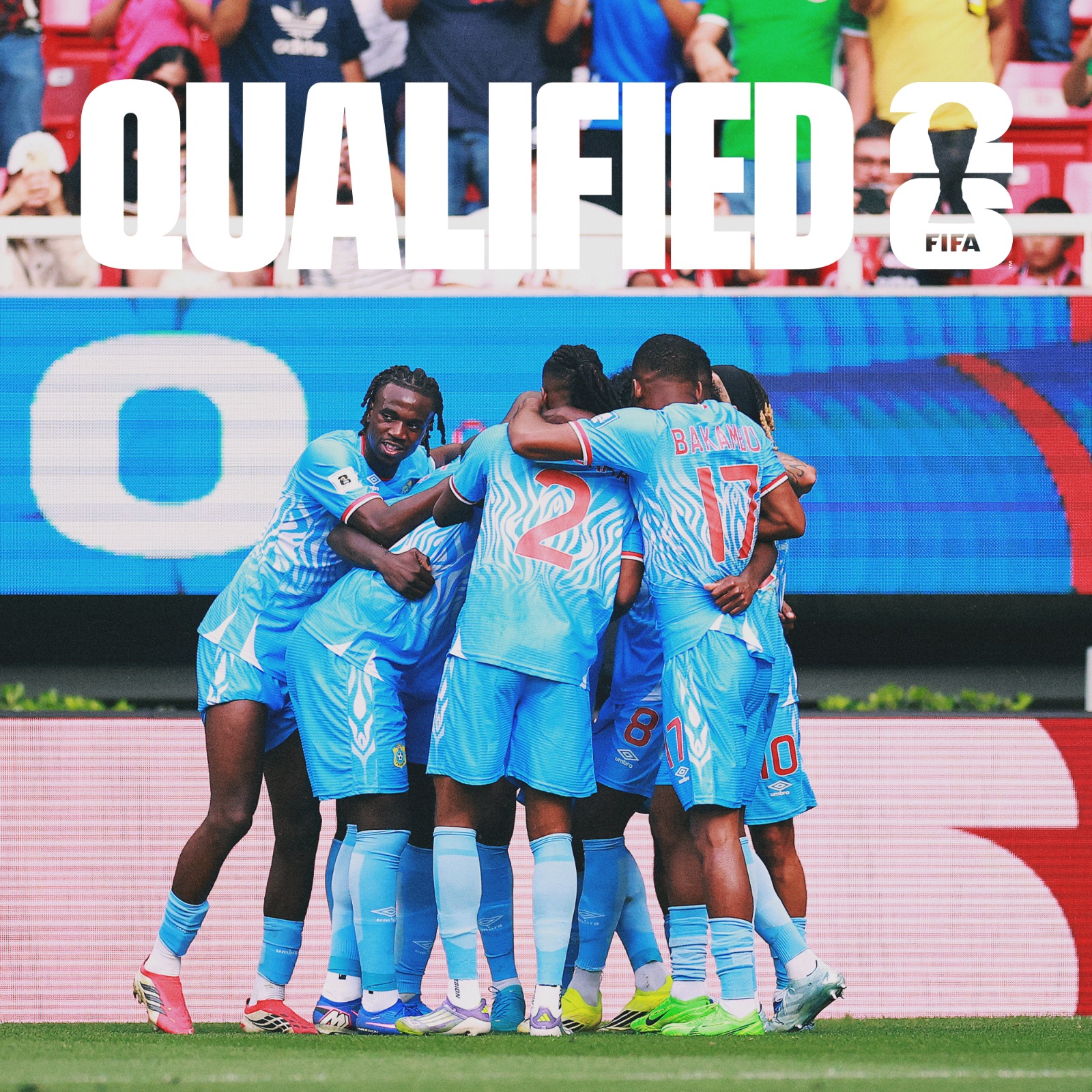 DR CONGO QUALIFIES FOR WORLD CUP AFTER BEATING JAMAICA