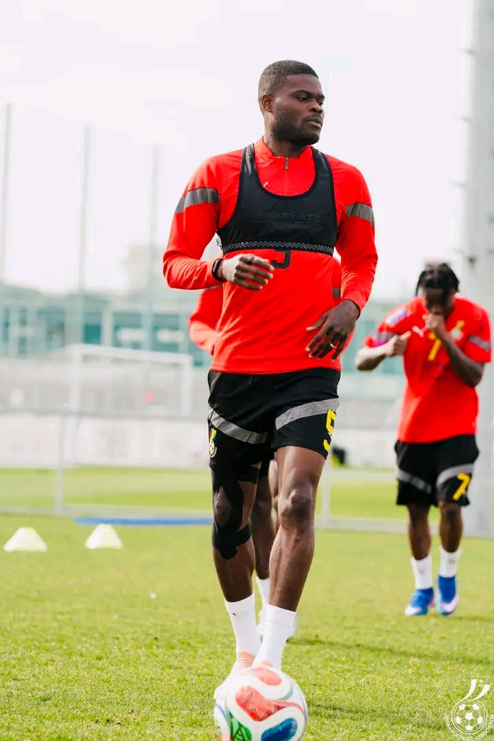 THOMAS PARTEY LEADS BLACK STARS TRAINING IN VIENNA