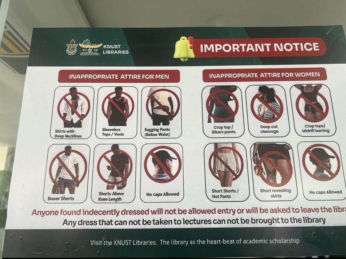 Kwame Nkrumah University of Science and Technology Enforces Strict Dress Code