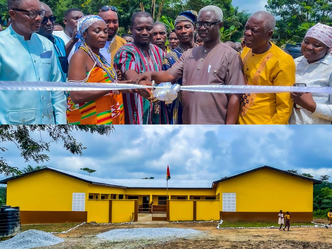 Assin South DCE Commissions 6-Unit Classroom Block and CHPS Compound at Assin Ningo