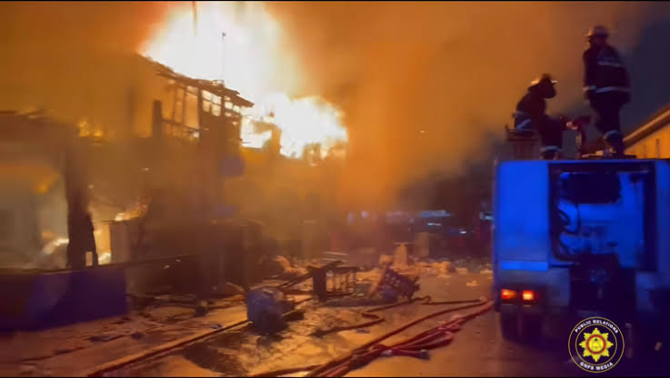GNFS Details Major Challenges in Battling Tudu Police Station Fire