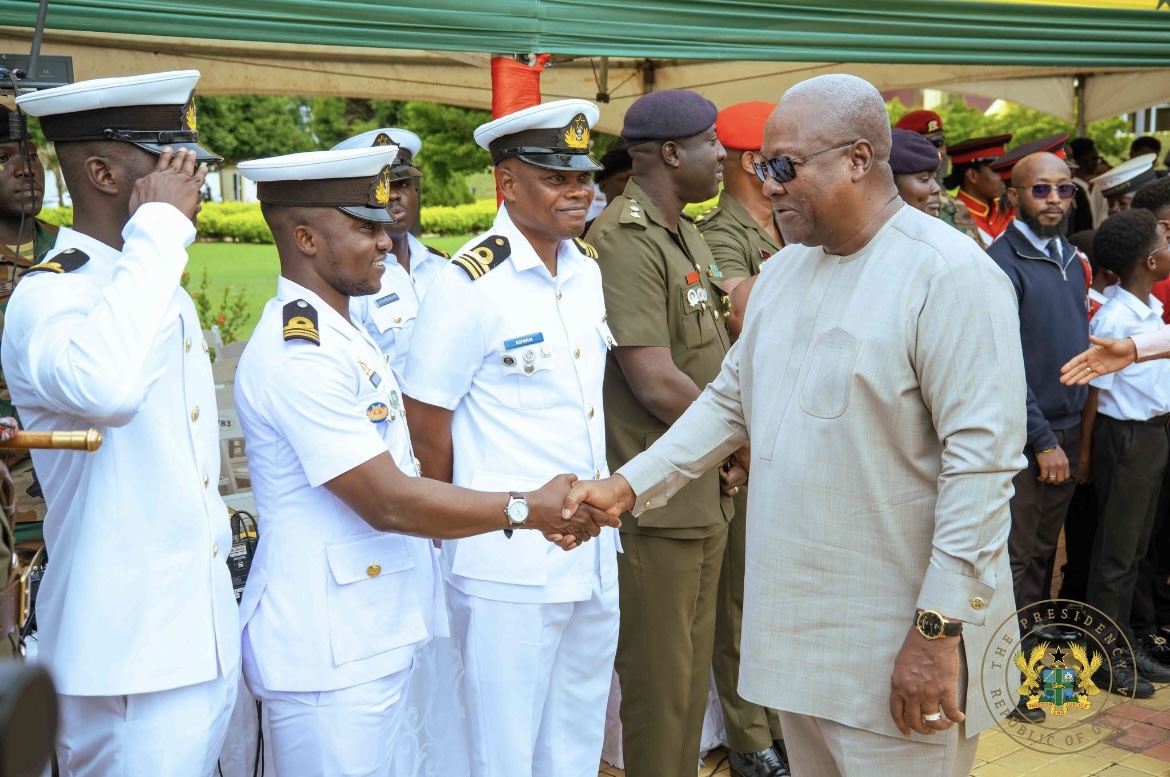  Mahama oversees 48th Changing of the Guard Parade at Jubilee House